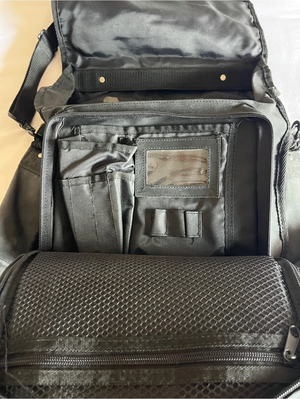 Vintage Microsoft SQL Server 7.0 Black Messenger Bag Backpack